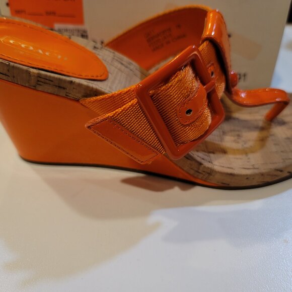 Coach | Shoes | Authentic Coach Bernadette Sandals Orange  Authentic Coach Bernadette Sandals Orange